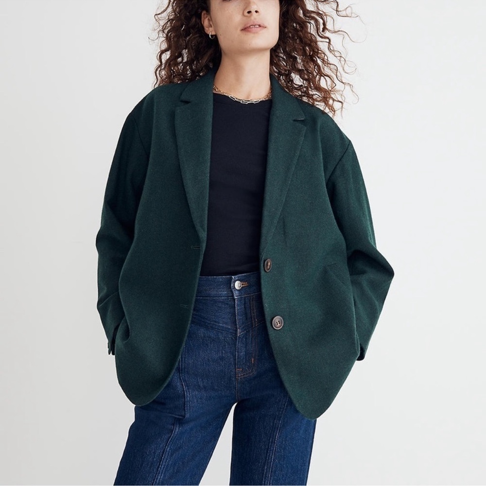 Madewell Dark Green Blazer